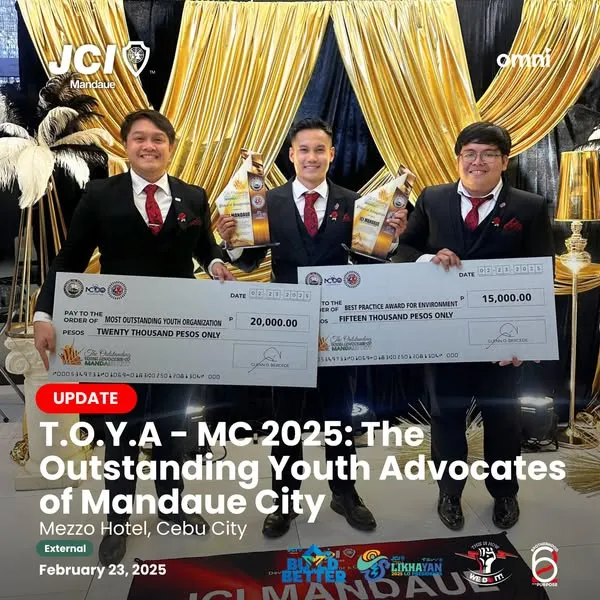 JCI Mandaue Triumphs at the T.O.Y.A – MC Awards Night!